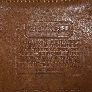 genuine leather Coach purse